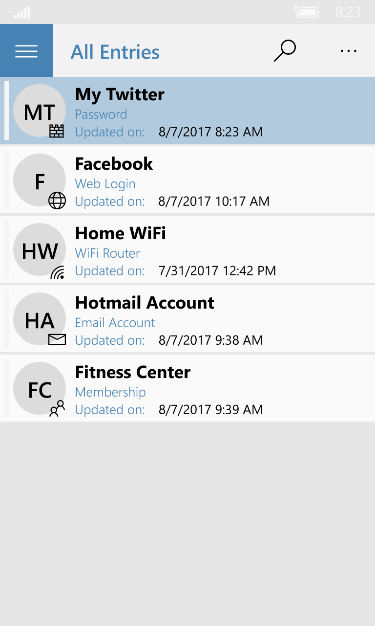 #1 Password Manager Mobile Screenshot